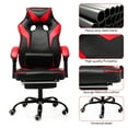 thumbnail image 4 of Reclining Gaming Racing Chair Office Chair High Back Ergonomic Swivel Computer Chair With Footrest Home Office Furniture For Adult Teen Kids, 4 of 8