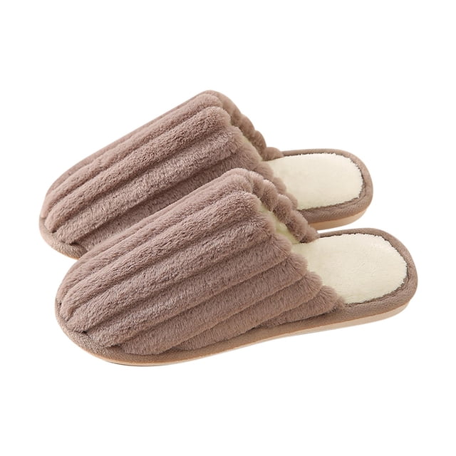 RKSTN Pantoufles pour Femmes Mode Décontractée Bout Rond Confortables Décontractées en Peluche Tongs Chaussures d'Intérieur,Pantoufles pour Femmes Intérieur Extérieur