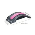 thumbnail image 3 of Guardurnaity Masajeador de espalda Fitness Relajación Camilla Estiramiento Presión Aliviar Viaje Plástico Columna vertebral Soporte Tipo 2 Púrpura masajeadores Tipo 1 rosa Guardurnaity CE011707-03, 3 of 6