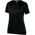 thumbnail image 3 of Augusta Girls Attain Wicking Raglan Sleeve Tee 2793 Black L, 3 of 4