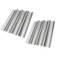 thumbnail image 2 of 2 uds moldes para pan antiadherentes bandeja Ba ondulada 4 ranuras molde Ba para el hogar Kit Restnt (tamaño L,, 2 of 4