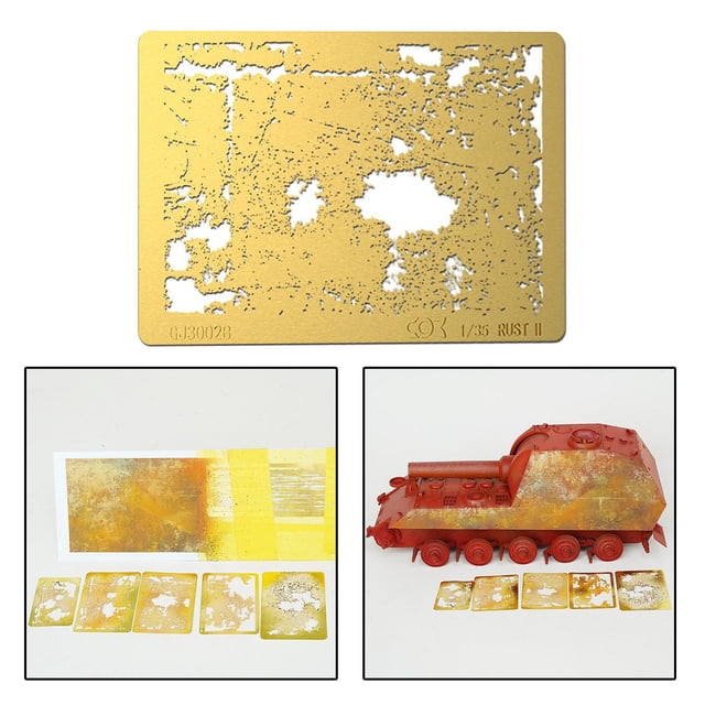 Plantilla de latón Plantilla de pintura DIY Kits de plantilla de esténcil para el modelo de la artesanía DIY decoración del A CUTICAT plantilla de pintura