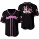 thumbnail image 3 of Traje de béisbol con estampado 3D de letras de Hello Kitty, jersey de manga corta, cuello redondo, cárdigan con botones, traje de bola fino, 3 of 5