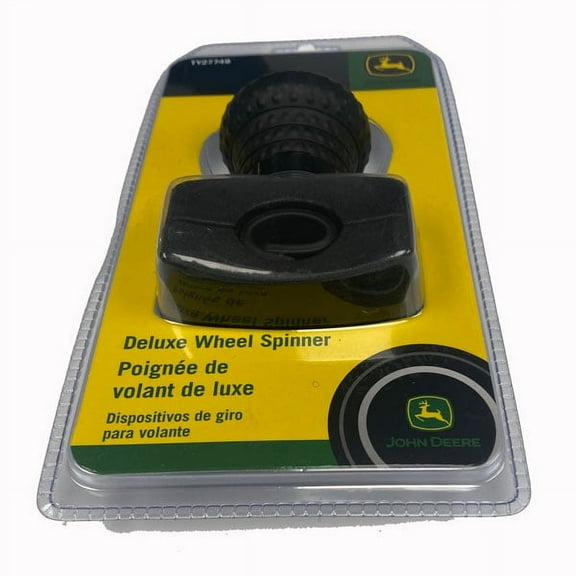 John Deere Deluxe Steering Wheel Spinner Knob - Current Logo - TY27749