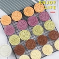 thumbnail image 5 of Cookie Stamps, Fondant Embosser Kit For Self-Embossing Plunger Cutter, Decorative Cookie Cutter To Shape Pastries, Fondant, Crafting Clay Ideal For Diy Activities With Family, 5 of 6