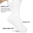 thumbnail image 3 of Loritta Crew Socks for Women Casual Dress Socks 6 Pairs Womens Soft Cotton Calf Socks, Size 9-11, 3 of 7