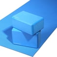 thumbnail image 4 of Fitvids 1/4-Inch High Density Thick Non Slip Workout Yoga Mat with Carry Strap, Blue, 4 of 4