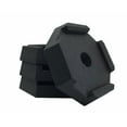 thumbnail image 1 of SnapPad Jack Pad EQ7SP4 EQ Compact; Rubber; Fits 7 Inch Square And 7-1/4 Inch Round; Black; 9 Inch Diameter; Set Of 4, 1 of 6