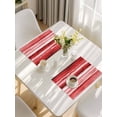 thumbnail image 5 of Red Ombre Placemats Set of 4, Modern Abstract Art Farmhouse Placemats for Dining Table, Place Mats for Kitchen Tabletop, Waterproof Wipeable Dining Table Mats Set, 5 of 9