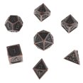 thumbnail image 3 of segolike 7 Pcs dés en Alliage pour Jeu de Rôle Bronze Rouge- B, 3 of 7