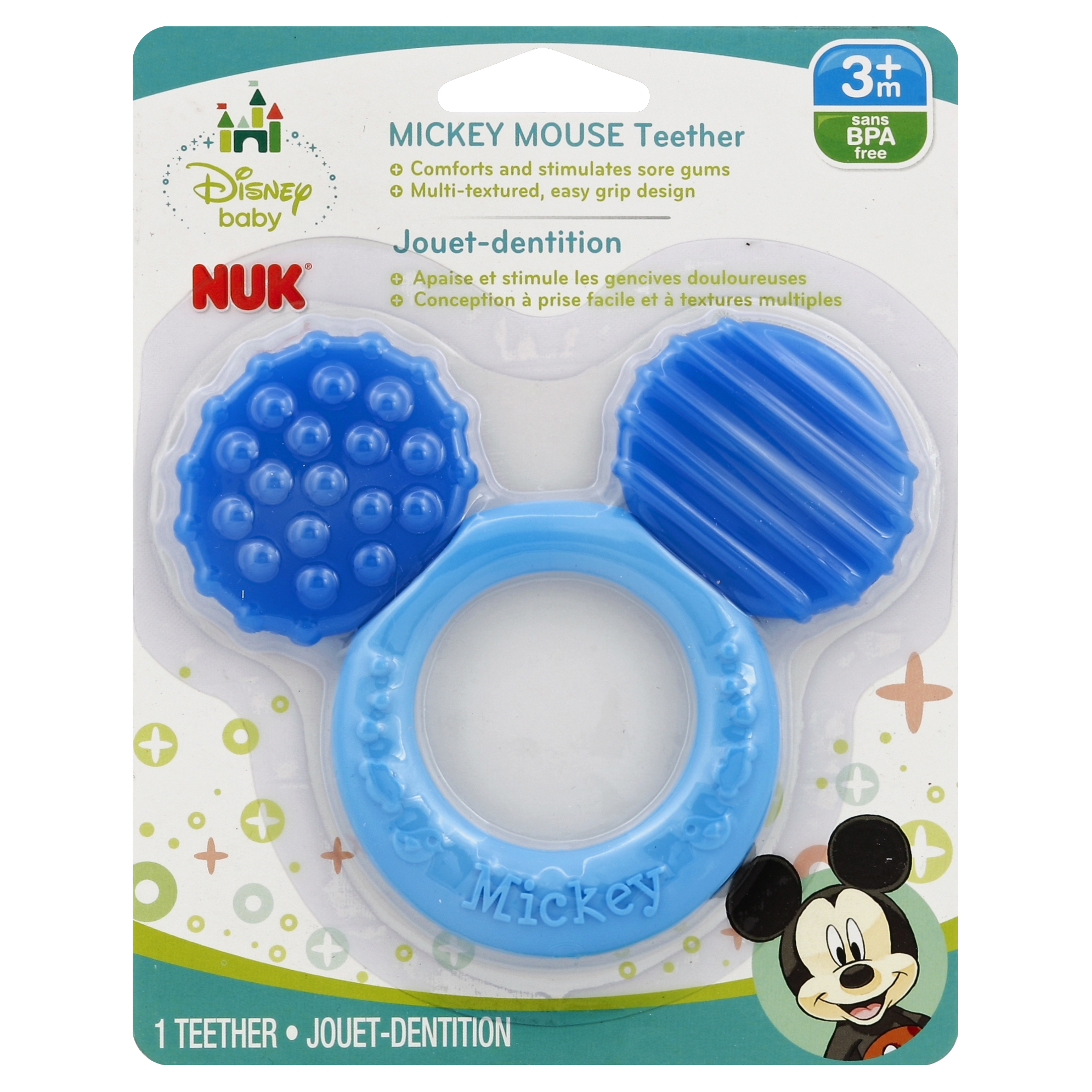 Nuk Mickey Mouse Teether - image 2 of 2