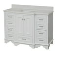 thumbnail image 5 of Nantucket 48" Bathroom Vanity with White Cabinet and Quartz Top, 5 of 7