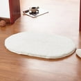 thumbnail image 3 of Coofit Tapis de Salle de Bain Antidérapant Absorbant Ovale pour Entrée, 3 of 8