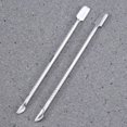 thumbnail image 1 of HAMPPLIES Outil Pousse-Cuticules en Acier Inoxydable Lot de 2 Cuillère Pousse-Cuticules pour Usage Personnel 4.9 Po Long, 1 of 8