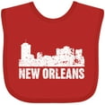 thumbnail image 3 of Inktastic New Orleans Skyline Grunge Boys or Girls Baby Bib, 3 of 4