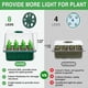 thumbnail image 3 of Paquete de 4 Bandejas para Sembrar Semillas con Luz de Cultivo, Kit para Sembrar Semillas con Controlador de Tiempo y Brillo Ajustable., 3 of 7