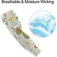 thumbnail image 3 of Women UV Sun Protection Arm Sleeves, Cooling Sleeves Arm Cover Shield for Men Cycling Hiking Running Cute Animals for Outdoor Indoor, 3 of 6