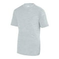 thumbnail image 2 of Augusta Sportswear Youth Shadow Tonal Heather Training T-Shirt - Silver, L, 2 of 3