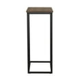thumbnail image 6 of Household Essentials Jamestown C-Shaped for Accessiblity Side End Table Mid Century Walnut Wood Grain and Black Metal, 6 of 11