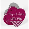 thumbnail image 3 of Inkdotpot Hugs & Kisses From The Wedding Bottle Tag Real Silver Foil Favor Hang Tag 50 Pack, 3 of 6