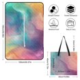thumbnail image 2 of Colorful Tie Dye Vortex Waterproof Picnic Blanket with Foldable Zipper, Suitable for Outdoor Use, Suitable for Travel, Camping, Beaches, Parks, Grasslands, Picnic Blanket Accessories, 2 of 8