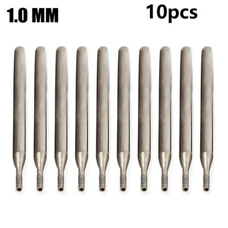

10Pc 0.8-4mm Rotary Diamond Burr Core Drill Bit Engraving 2.35mm For Glass Tile