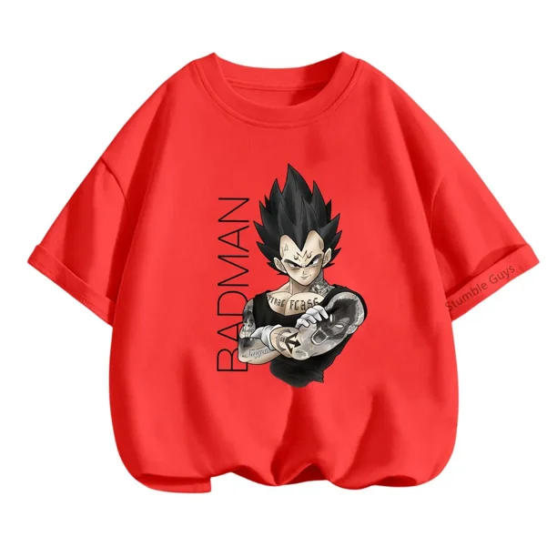 Camiseta de Dragon Ball Z para ninos y ninas camiseta de manga corta con estampado grafico de Goku y dibujos animados de Anime para ninos camisetas de Sonic ropa para ninos y