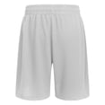 thumbnail image 6 of LIIPEE Girls Kids Solid Color Drawstring Waist Waffle Knit Casual Shorts For Summer Daily Wear Outdoor Activities School Casual Outings White 13-14 Years, 6 of 9