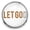 Brown, variant on Choose Color | Let Go, Let God Snap Jewelry Ginger Charm Button, For Interchangeable DIY Customizable Accessories