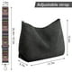 thumbnail image 4 of Bolso Prite Corduroy para mujer con cremallera gris, 4 of 7