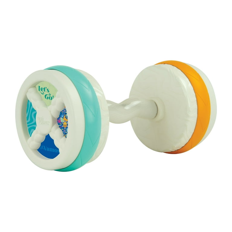 Bebe Fuerte Count & Groove Bouncy Barbell, Baby Toy for 9 Months+