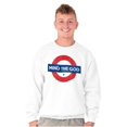 thumbnail image 5 of Mind The God Metro Pun Religion Sweatshirt for Men or Women Brisco Brands S, 5 of 6