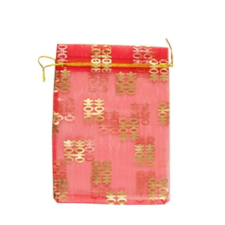 ... 20pcs Chinese Double Happiness Wedding Organza Gift Bag - Walmart.com