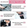 thumbnail image 2 of Seat Belt Extender, Car Seatbelt Extenders, Seatbelt Buckle, 2 of 4