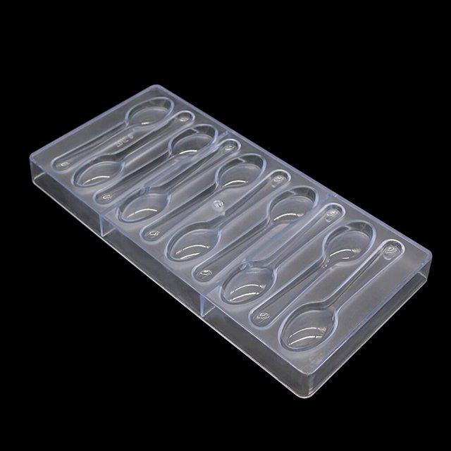 Moyic Molde de chocolate Jooan, molde de decoración de postres de plástico transparente para hornear dulces de galletas y cupcakes Herramientas y accesorios para hornear No.01