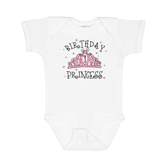 Inktastic Tiara 1st Birthday Princess Girls Baby Bodysuit