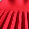 thumbnail image 6 of fnnxnal Juniors' Red Cotton Pleated Skirt - 6-7T, Comfortable & Durable for School & Daily Wear, 6 of 7