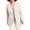 Flax, variant on Bar III Plus Size Open Front Blazer Flax 1X