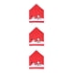 thumbnail image 4 of Ounissouiy Cozyhoma Weihnachtsstuhlbezüge, Weihnachtsmannmützen-Stuhlhussen, roter Hut, Stuhlrückseite, Dekoration, Abendessen, Party, Type1 NO1, 4 of 6