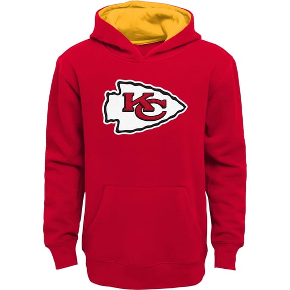 Youth Outerstuff Red Kansas City Chiefs Prime Pullover Hoodie