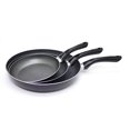 thumbnail image 1 of Starbasix 3-Piece Fry Pan Set, 20 cm (8"), 24 cm (9.5") and 28 cm (11"), Non-Stick Coating, Oven and Dishwasher Safe, Pressed Aluminum, 1 of 3