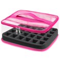 thumbnail image 1 of Organizador de esmaltes de uñas SUBAY con capacidad para 30 botellas de color rojo rosa, 1 of 7