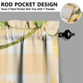 thumbnail image 5 of Retro Wildflower Curtains 36 Inch - 3 Panel Rustic Farmhouse Kitchen Set with Vintage Botanical Print, Boho Chic Design, 5 of 6