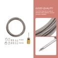 thumbnail image 2 of 1 Set Stainless Steel Wire Cable Railing Kits Wire Rope Cable Crimping Sleeves Wire Rope Cable Clamp Set, 2 of 8