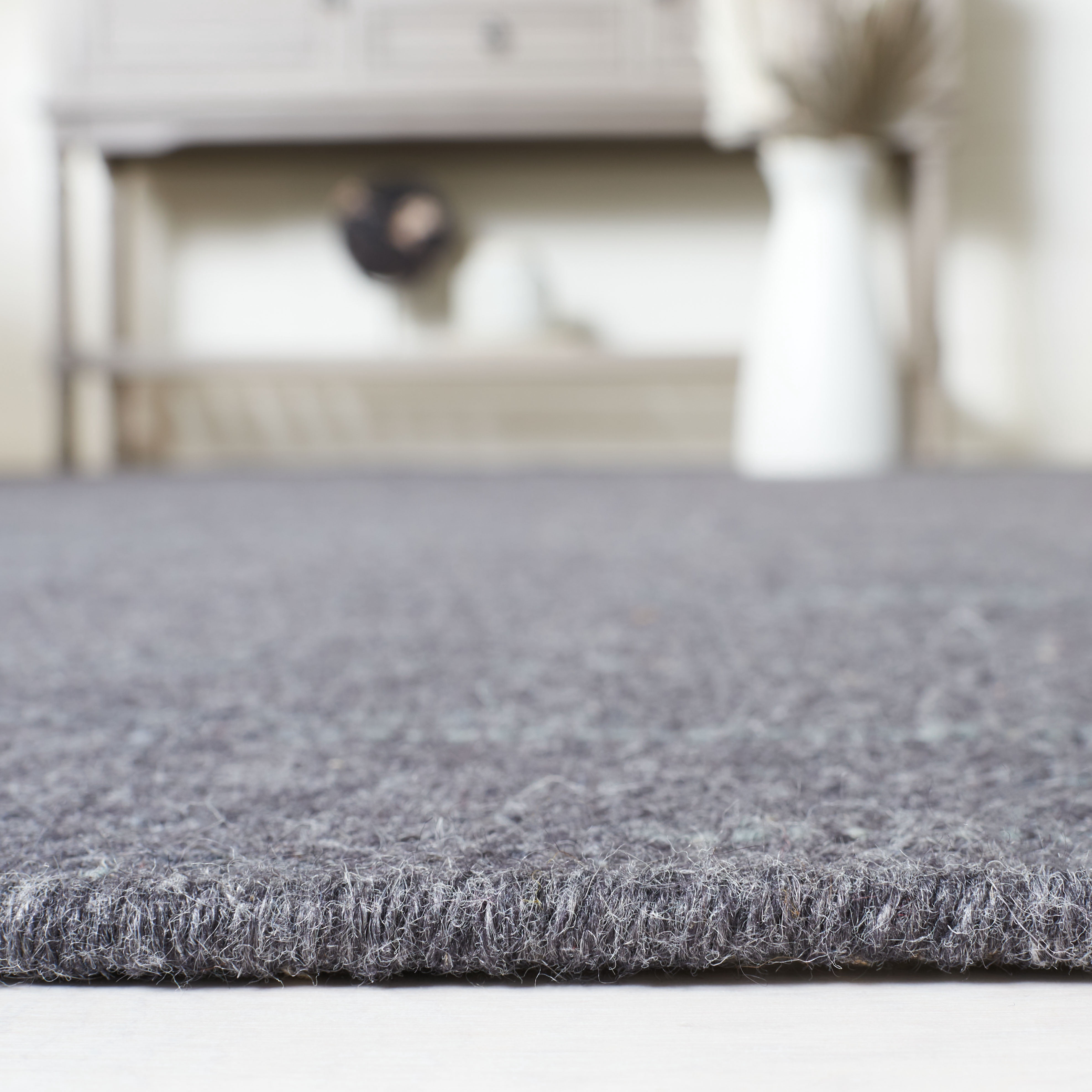 SAFAVIEH Kilim Roderick Solid Runner Rug, Dark Grey, 2'3" x 9'