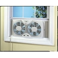 thumbnail image 4 of Holmes Dual Blade Twin Window Fan with One Touch Thermostat, 4 of 7