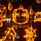 thumbnail image 3 of YZhouD Decoraciones de Halloween 1 pieza Calabaza naranja, Fantasma blanco, Murciélago morado Luces de ventana de Halloween con ventosa, Luces de Halloween a batería, Modo de desvanecimiento lento, 3 of 7