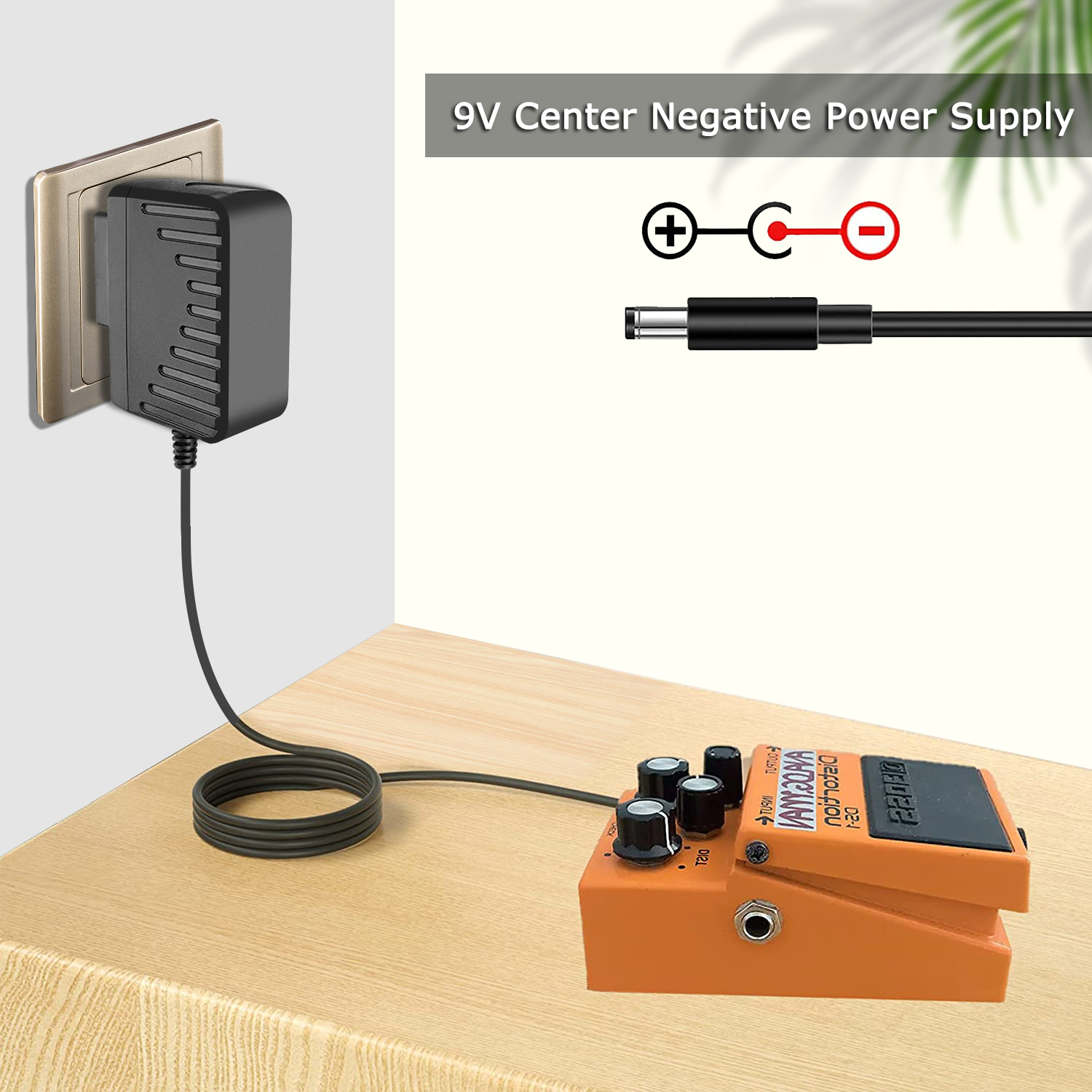 Alimentation 9V 1A Pour Pédales Guitare - Polarité Centre Négatif - Silencieux Et Fiable - 10