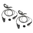 thumbnail image 4 of 2 auriculares universales con gancho para la oreja, radio bidireccional, 2 pines, tipo K, con micrófono PTT, 4 of 14