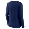 thumbnail image 3 of Women's  Navy St. Louis Cardinals Mega Slice V-Neck Long Sleeve T-Shirt, 3 of 3
